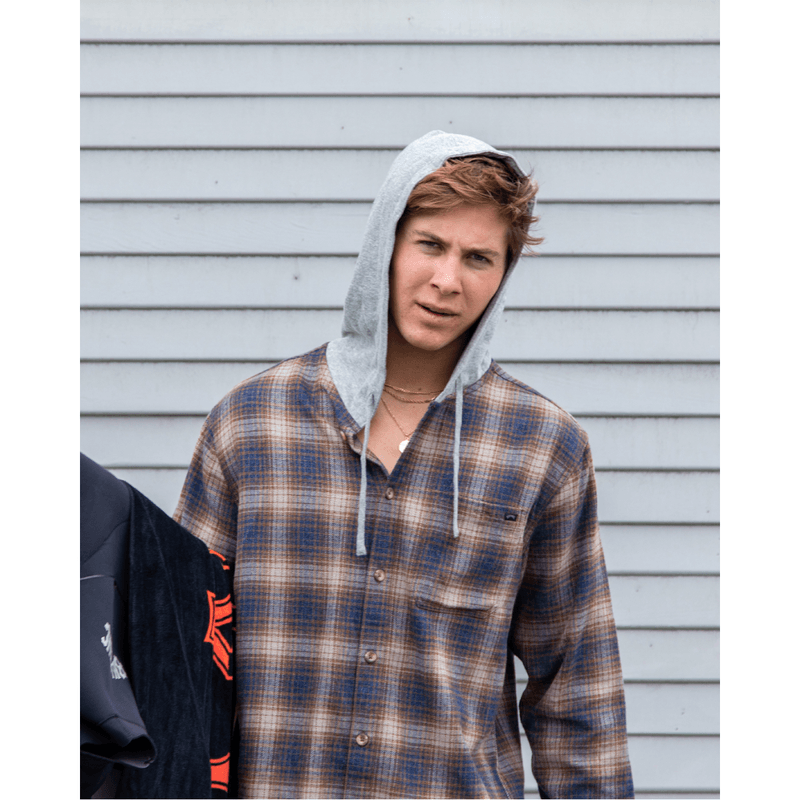 Billabong hooded flannel store