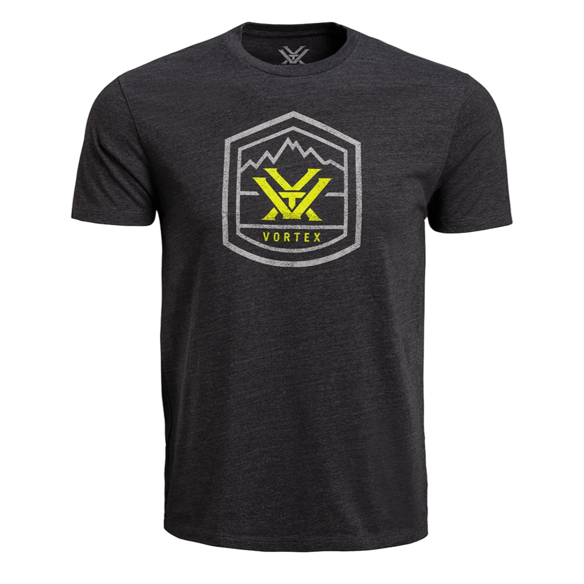 Vortex Men's Three Peaks T-Shirt - Charcoal Heather