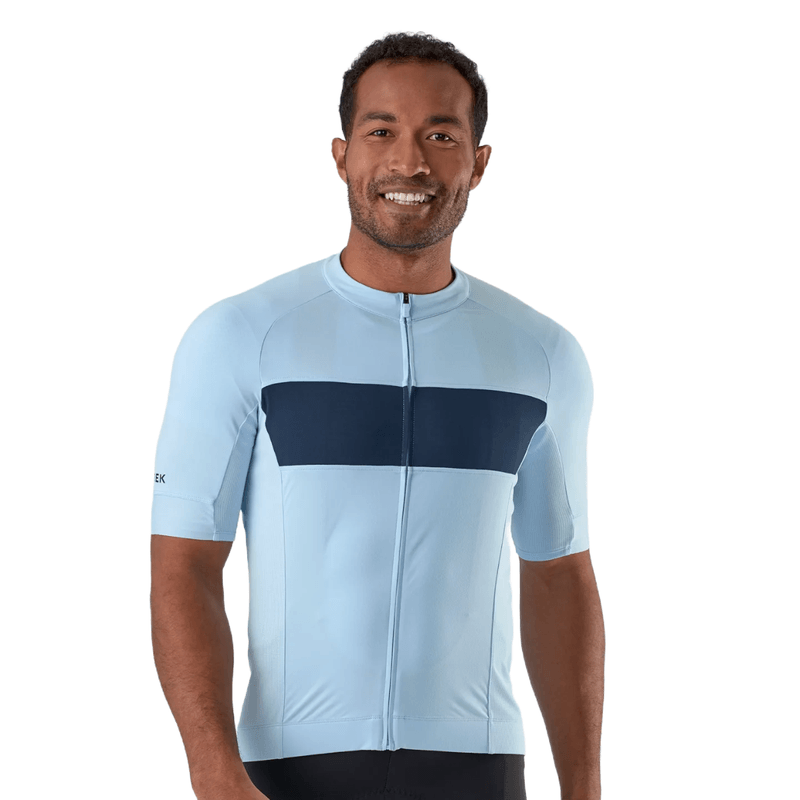 Light blue cheap cycling jersey