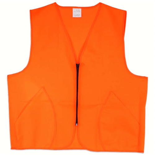 World Famous Sports Blaze Orange Safety Vest
