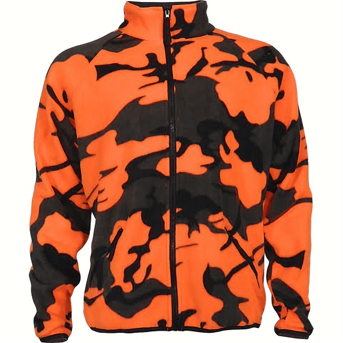 World Famous Sports Woodland Orange Camo Fleece Jacket - Men's ...