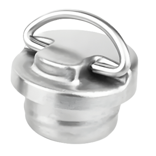 Que Stainless Steel Cap WITH Loop