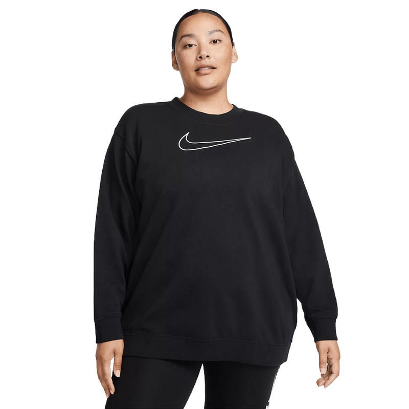 Nike Dri-FIT One Women's Crew-Neck French Terry Tunic (Plus Size).