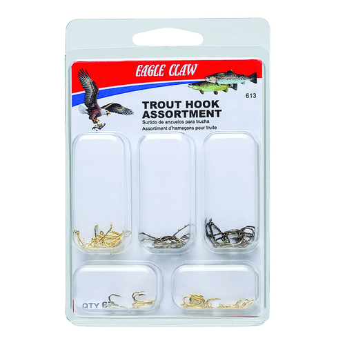 Eagle Claw Trout Fishing Hook Assortment Kit