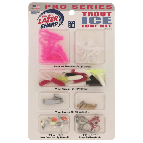 Eagle Claw Lazer Sharp Pro Series Trout Ice Kit