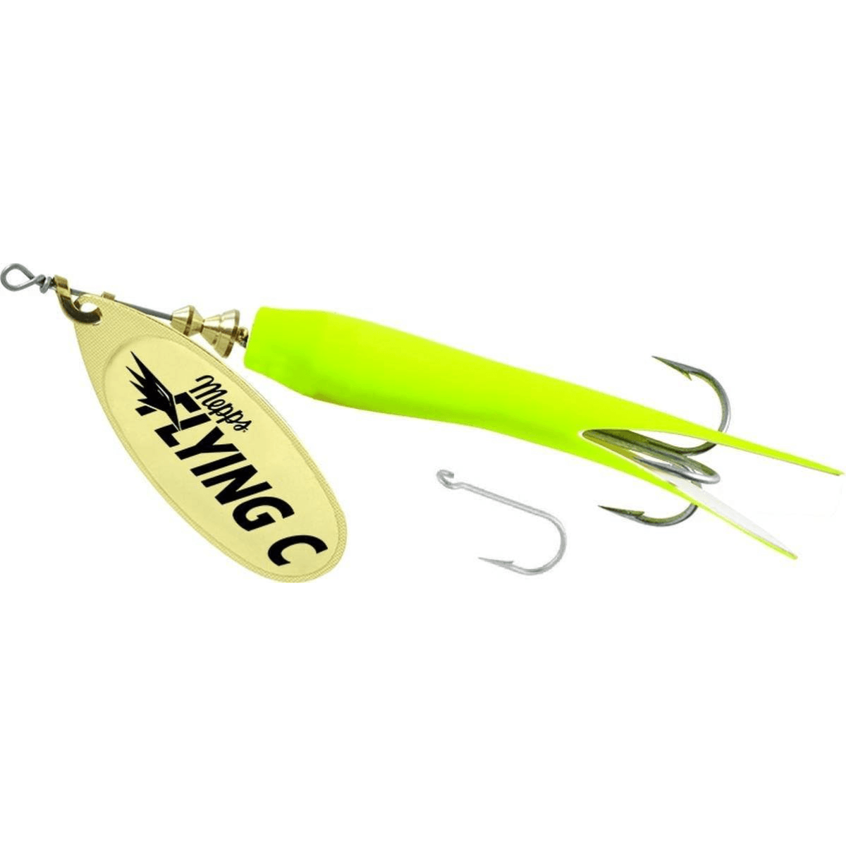 Mepps Flying C In-Line Spinner - Hot Chart / Grey.jpg