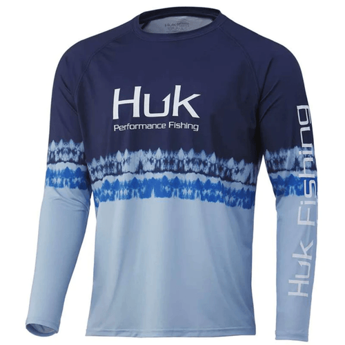 Huk Salt Stripe Pursuit Long Sleeve Shirt - Men's
