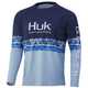 Huk Salt Stripe Pursuit Long Sleeve Shirt - Men's - Deep Ocean Blue.jpg