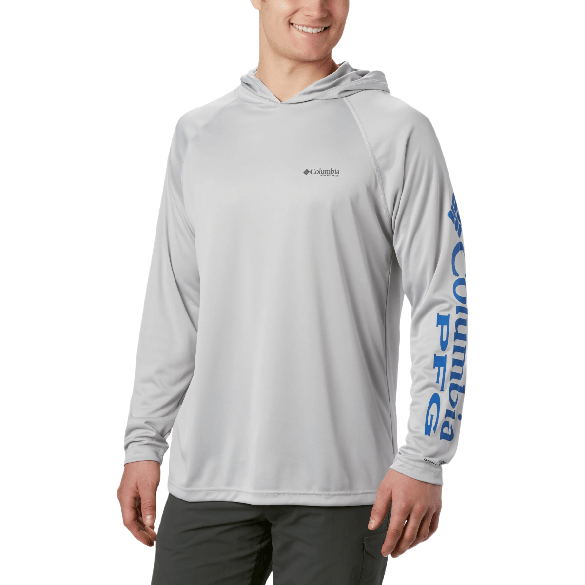 Columbia PFG Terminal Tackle Hoodie - Men's - Cool Grey.jpg