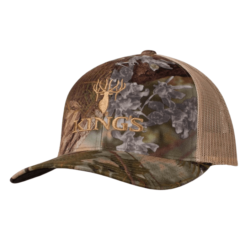 King's Camo Men's Trucker Hat Cotton