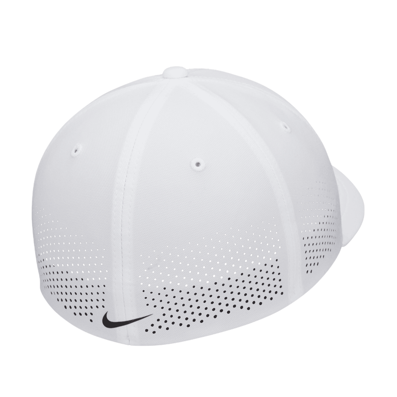 Nike Rise Structured SwooshFlex Futura Cap University Red - White