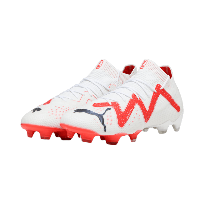 Puma white soccer store cleats