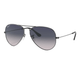 Ray-Ban Aviator Classic Sunglasses - Gunmetal / Blue Gradient Grey.jpg