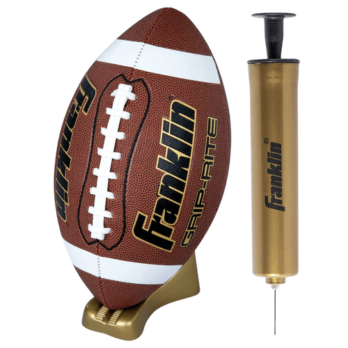 Franklin Sports Official-Grip-Rite Pump And Tee Football Set