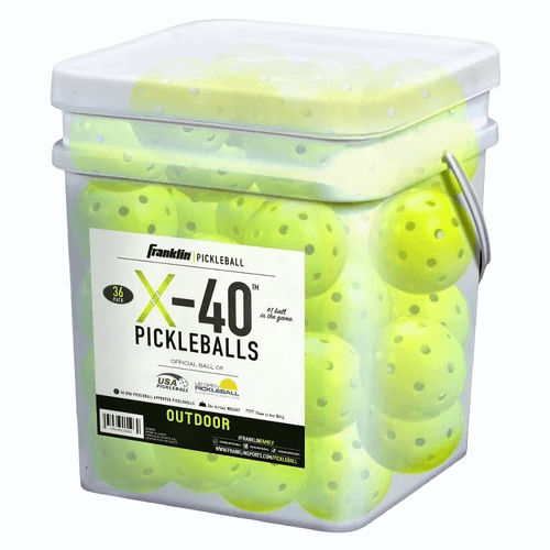 Franklin Sports X-40 Outdoor Pickleball (36 Pack)