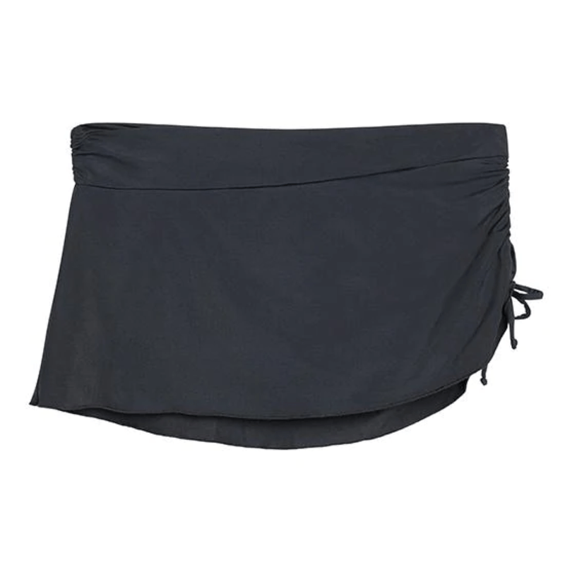 Hoku Swim Skirt: Black