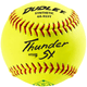 Dudley Thunder Usa Synthetic Slow Pitch Softball (12 Pack) - Yellow.jpg