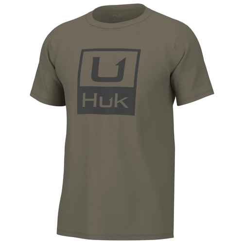 Huk Stacked Logo T-Shirt - Men's