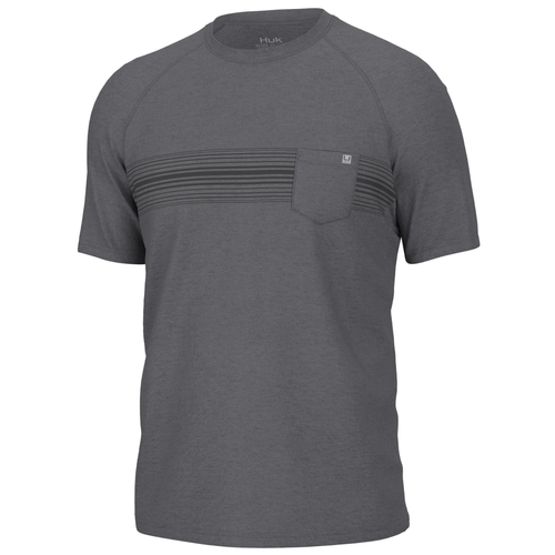 Huk Waypoint Baraboo Strip Crew Short-sleeve Shirt