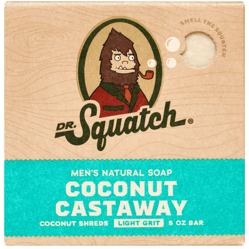 Dr. Squatch, 5oz Bar Soap - Coconut Castaway