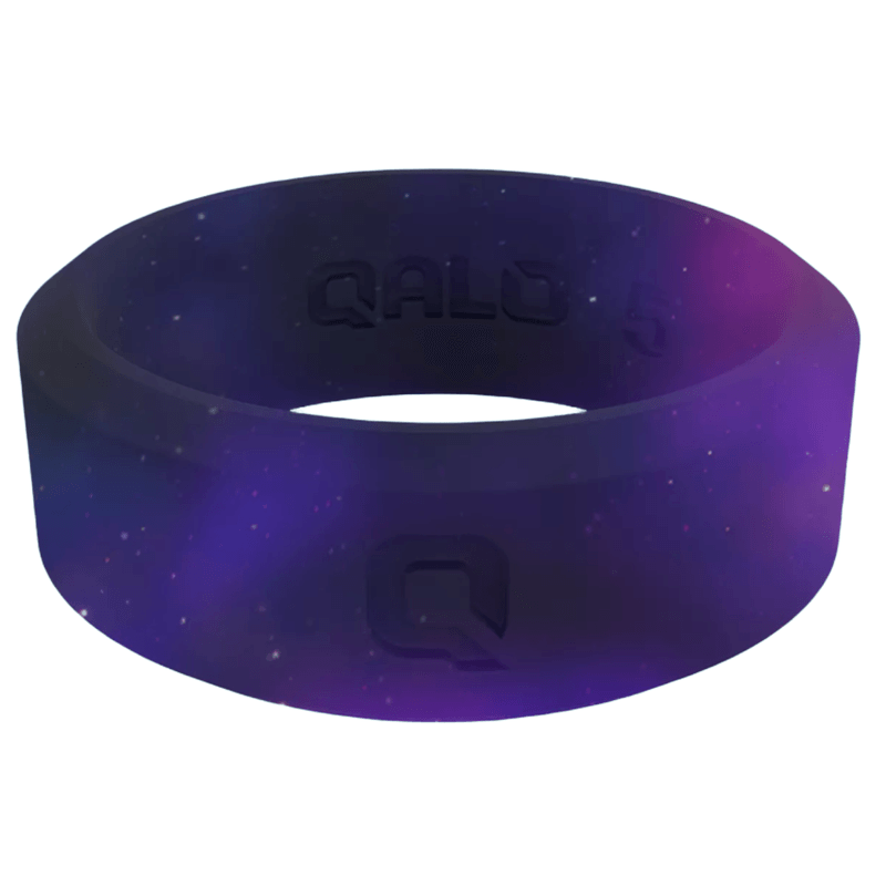 Qalo Aqua Galaxy Glow Silicone Ring Women s