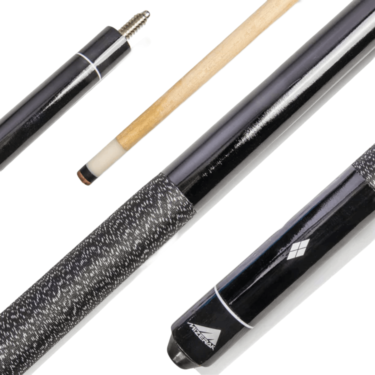 Mizerak Two-Piece Hardwood Cue And Case - Bobwards.com