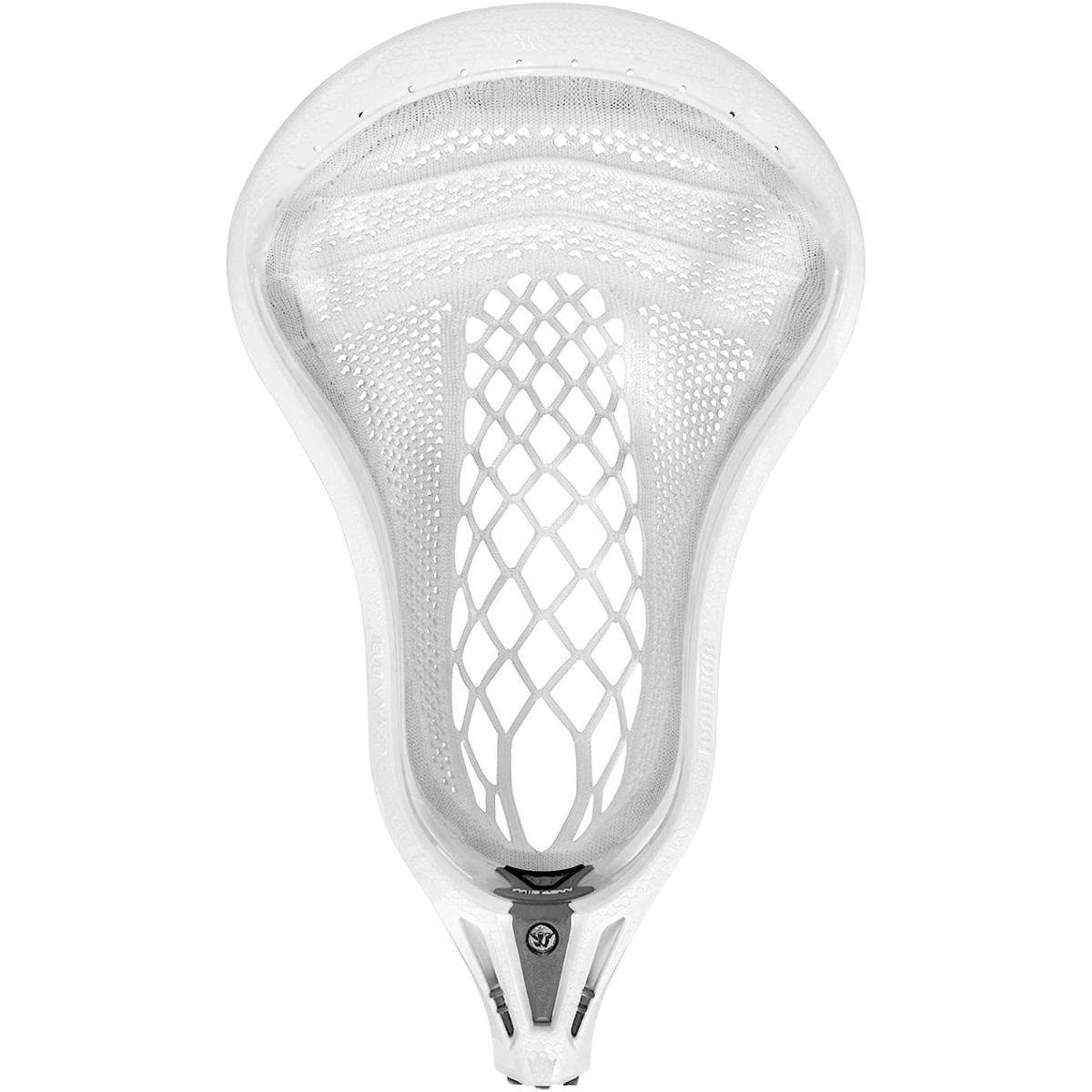 Warrior Evo Warp Pro Strung Lacrosse Head - White.jpg