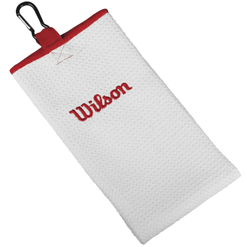 Wilson Microfiber Golf Towel with Carabiner Hook