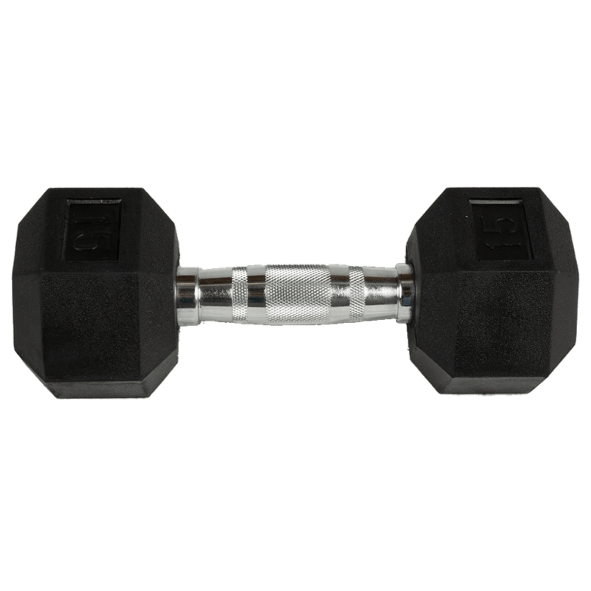 FPD Rubber 25lb Hex Dumbbell - Als.com