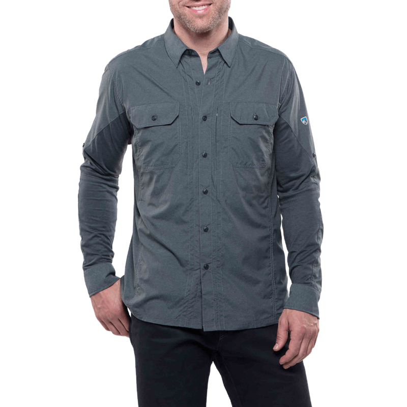 Chemise Homme Kuhl Airspeed - Nylon - Blanc - Taille XL - Manches Longues - Occasion Randonnée