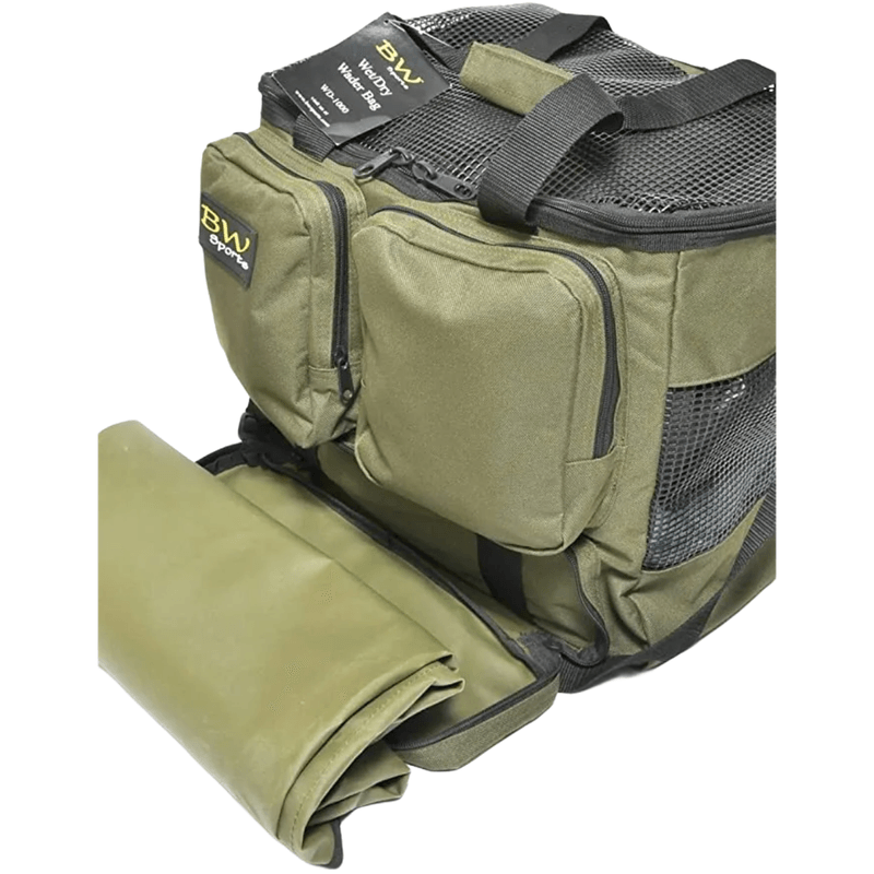 BW Sports Waders and Wading Boots Storage Carry Bag, Olive