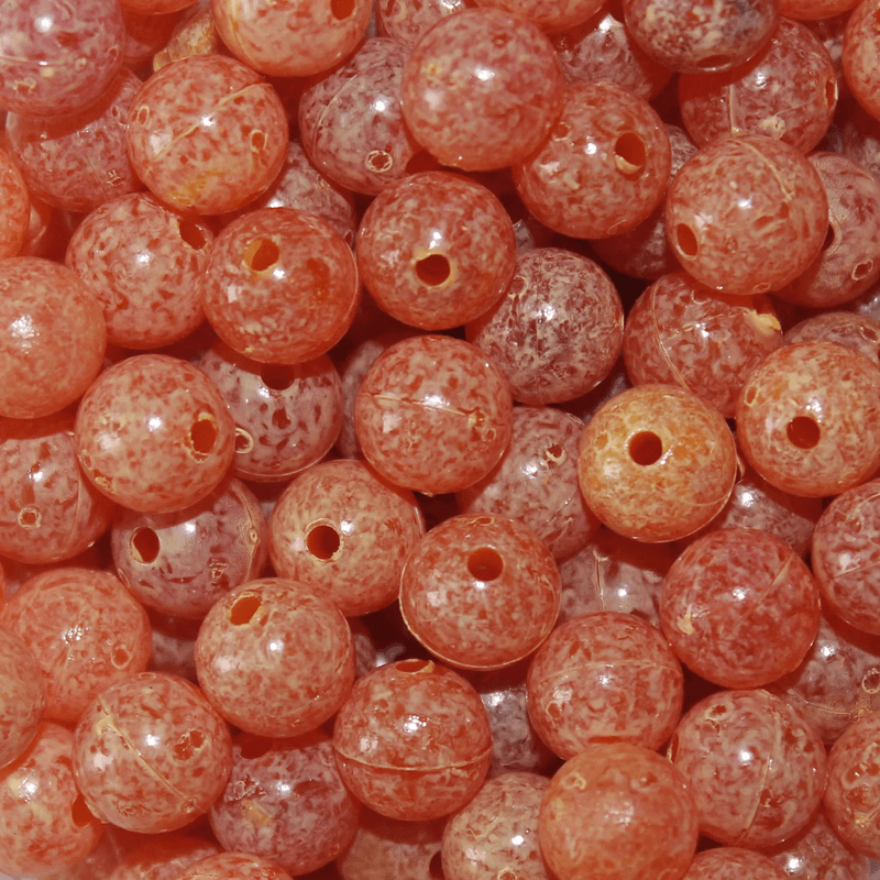 TroutBeads Mottle Beads, 8 mm / Caramel Roe