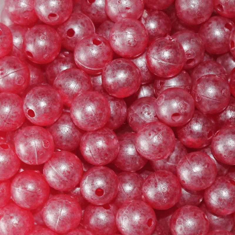 TroutBeads Mottled Beads - 8 mm - Ruby Roe