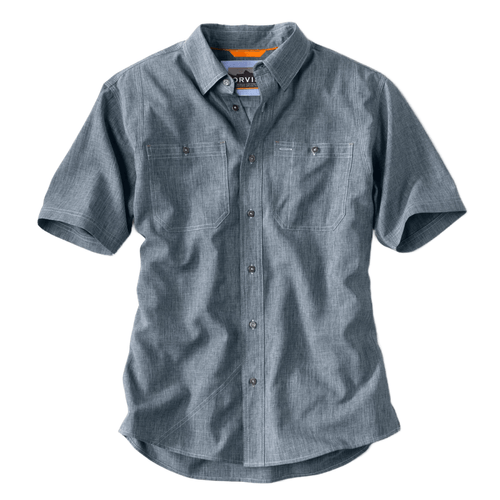 Orvis Tech Chambray Short-Sleeved Work Shirt - Men's