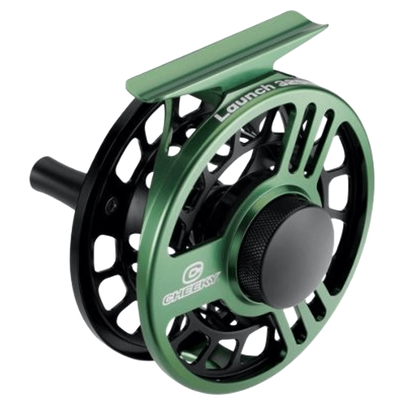 Cheeky Launch Fly Reel - Green/Black - 325