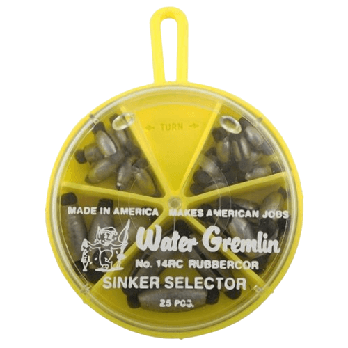 Water Gremlin Rubbercor Lead Sinker Selector