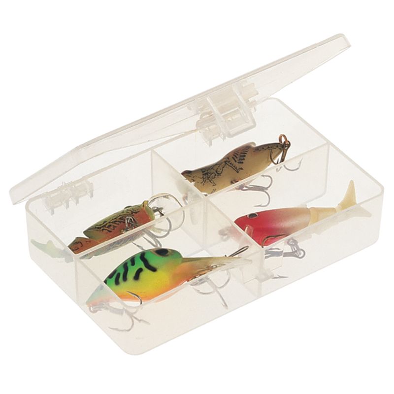 Plano Stowaway 4-Compartment Pocket Tackle Box - Transparent, 4.63