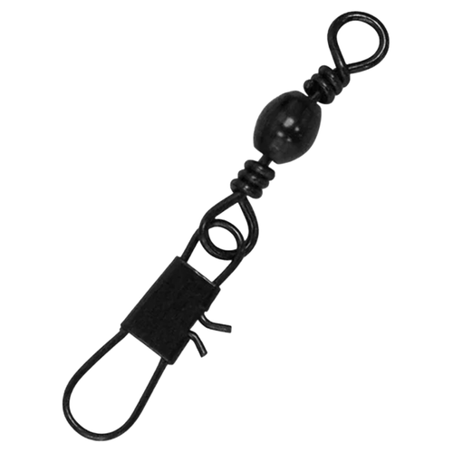 Eagle Claw Black Interlock Swivel Snap