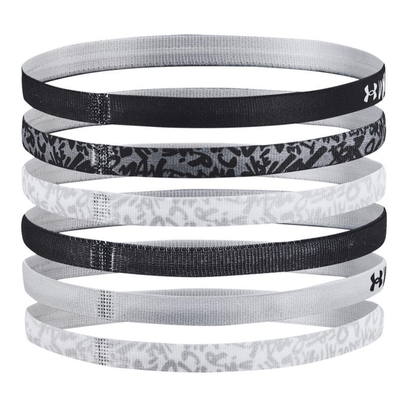 Under Armour Graphic Headband - Girls' (6 Pack) - Black / White / White.jpg