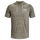 Under Armour Rival Terry Short Sleeve Hoodie - Men's - Grove Green / Onyx White.jpg