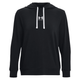 Under Armour Rival Terry Hoodie - Women's - Black / White.jpg