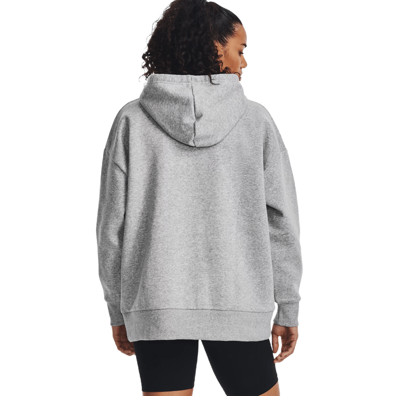 Under Armour RIVAL - Hoodie - mod gray light heather/grey