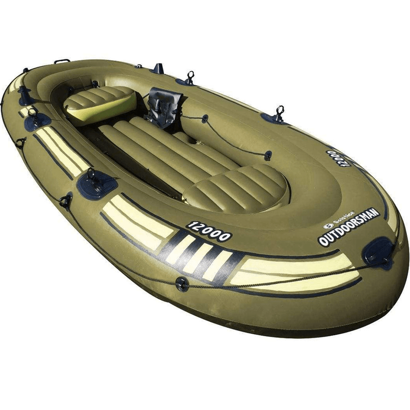 Solstice Outdoorsman Inflatable Fishing Boat - Als.com