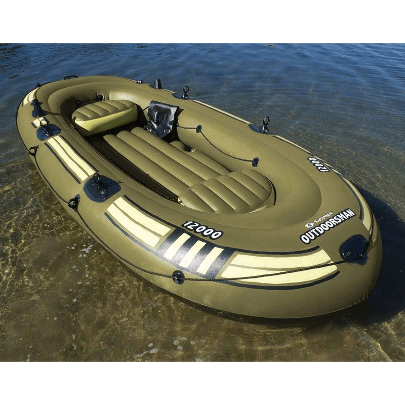 Solstice Outdoorsman Inflatable Fishing Boat - Als.com