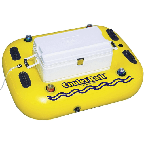 Solstice Inflatable Swimming Pool Cooler Raft Float
