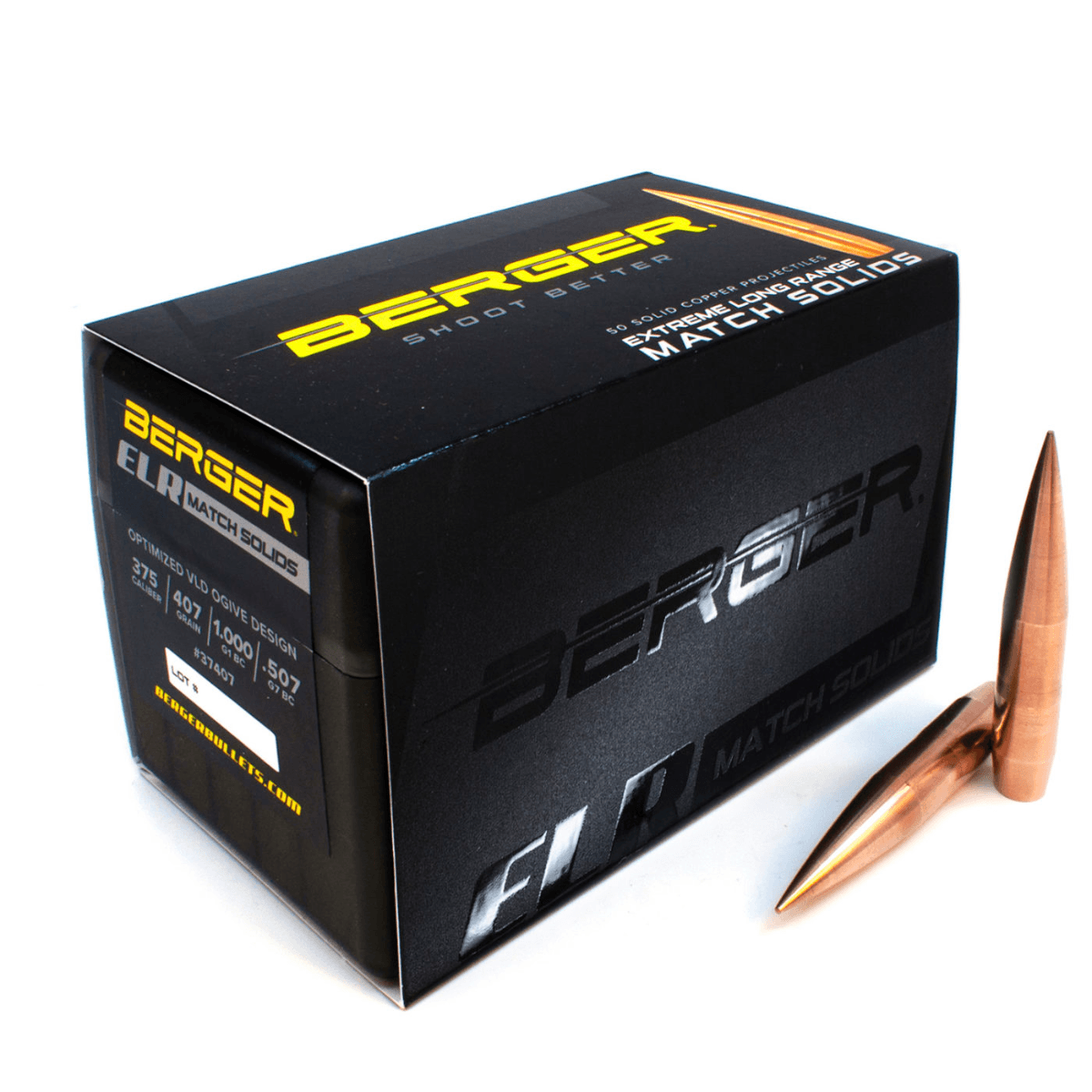 Berger Bullets Elr Match Solid Rifle Bullet - Bobwards.com