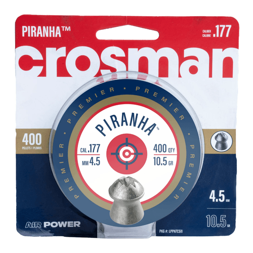Crosman Piranha Premier .177 Caliber Pellet (400)