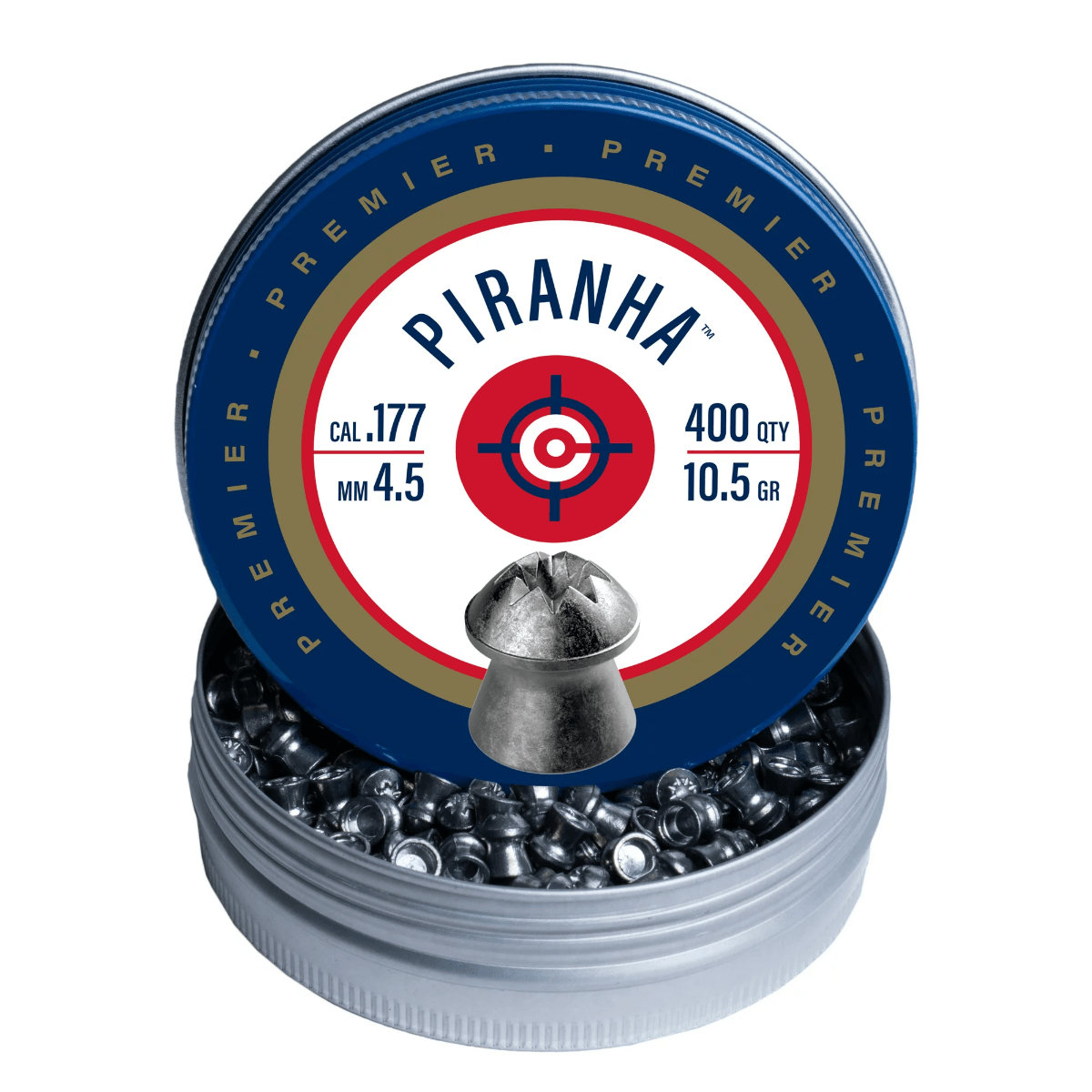 Crosman Piranha Premier .177 Caliber Pellet (400) - Als.com