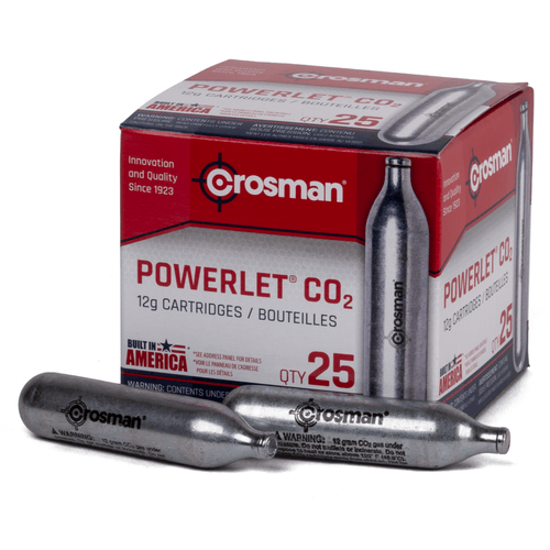 Crosman PowerletTM CO2 Cartridge (25 Count)
