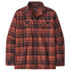 Patagonia Long-Sleeve Midweight Fjord Flannel Shirt - Men's - Ice Caps / Burl Red.jpg